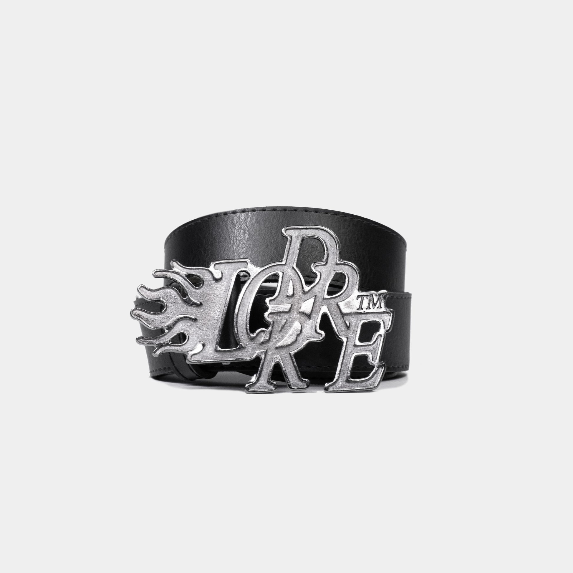 LOGO FLAME BELT - BLACK