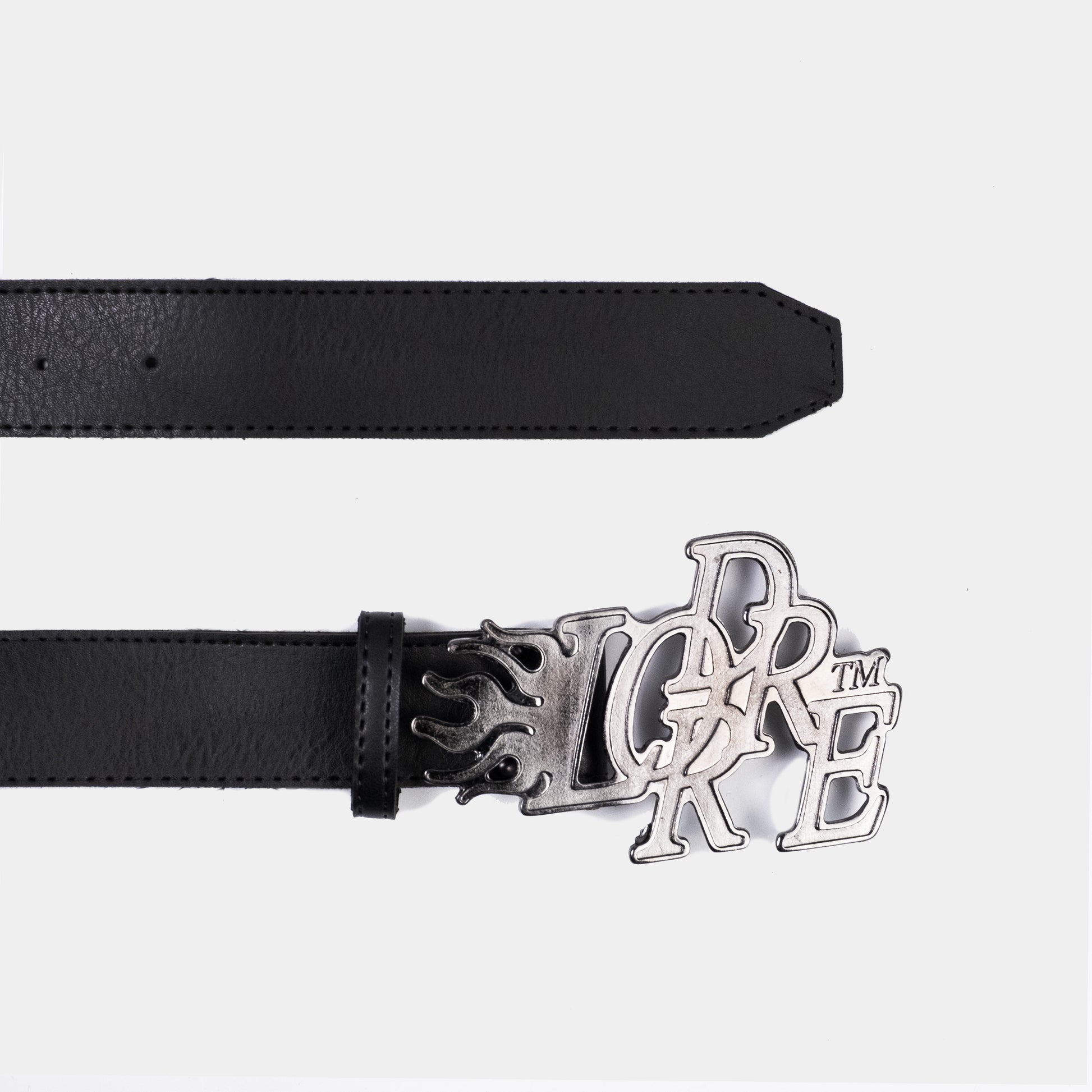 LOGO FLAME BELT - BLACK